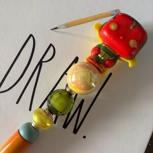 Marvel: Vision handmade beaded pen